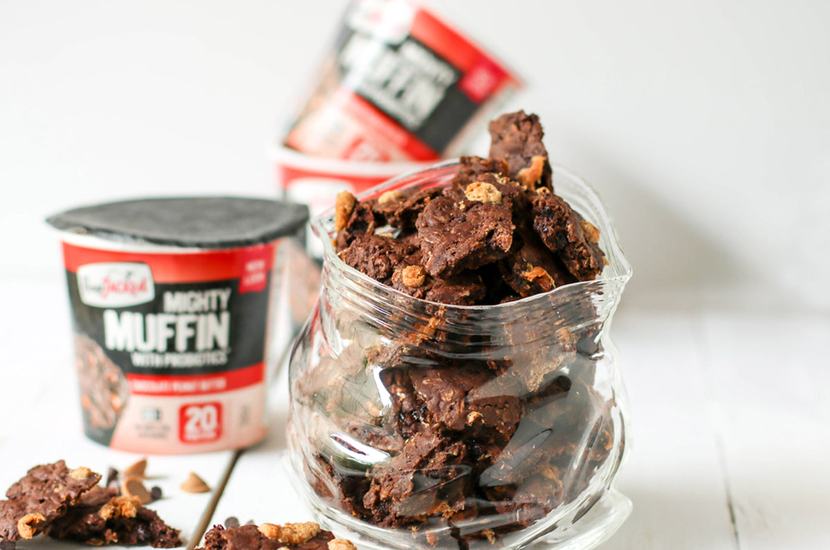 FlapJacked Chocolate Peanut Butter Granola Clusters