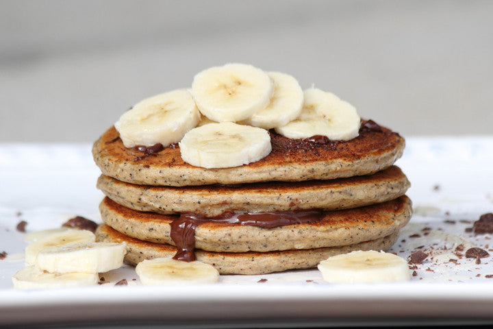 Nutty Hemp & Banana Pancakes