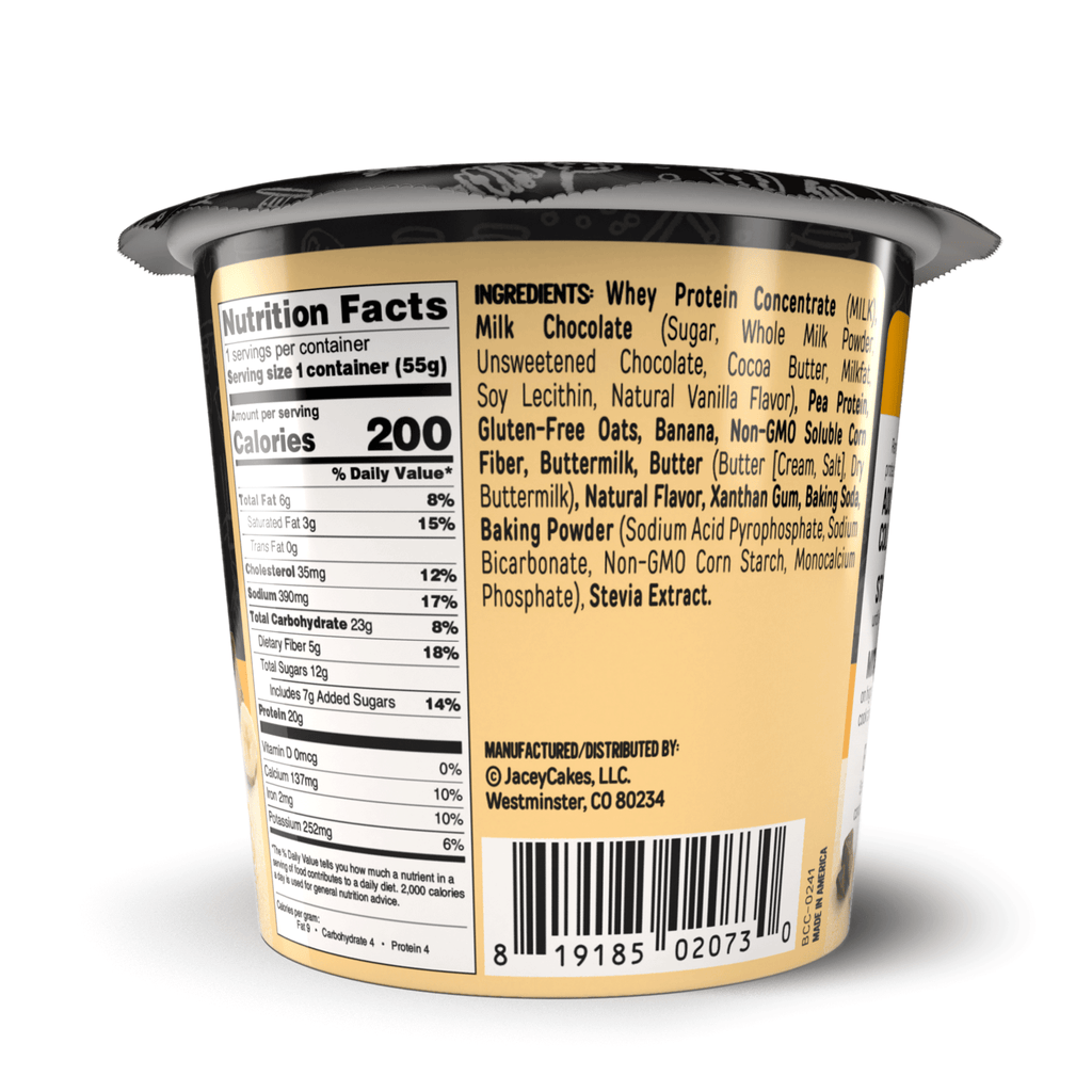 FlapJacked Banana Chocolate Chip Mighty Muffin Certified Gluten Free