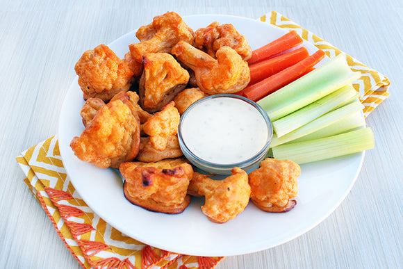 Cauliflower Buffalo "Wings"