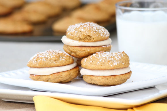 Pumpkin Cookie Sandwiches