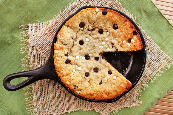 Skillet Chocolate Chip Cookie-Cake
