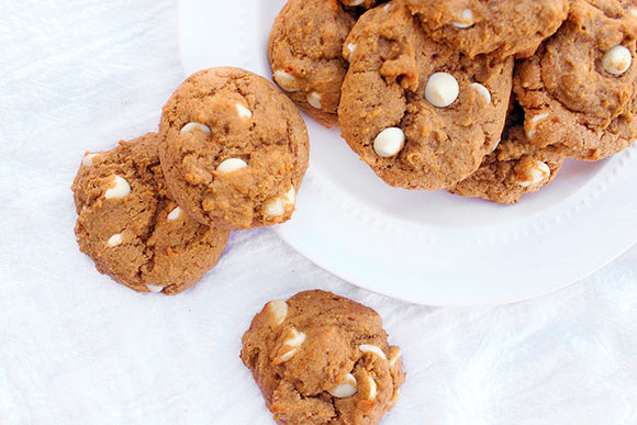 White Chocolate Chunk Pumpkin Cookies