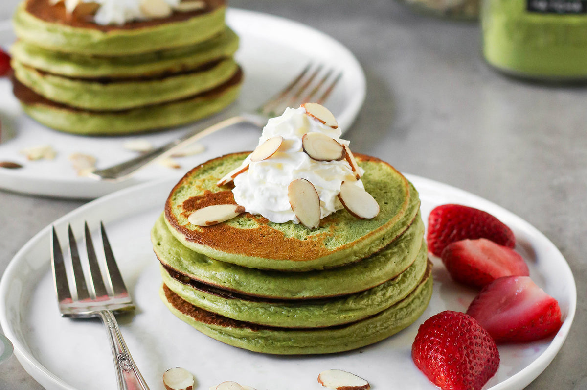 Matcha Green Tea Pancakes