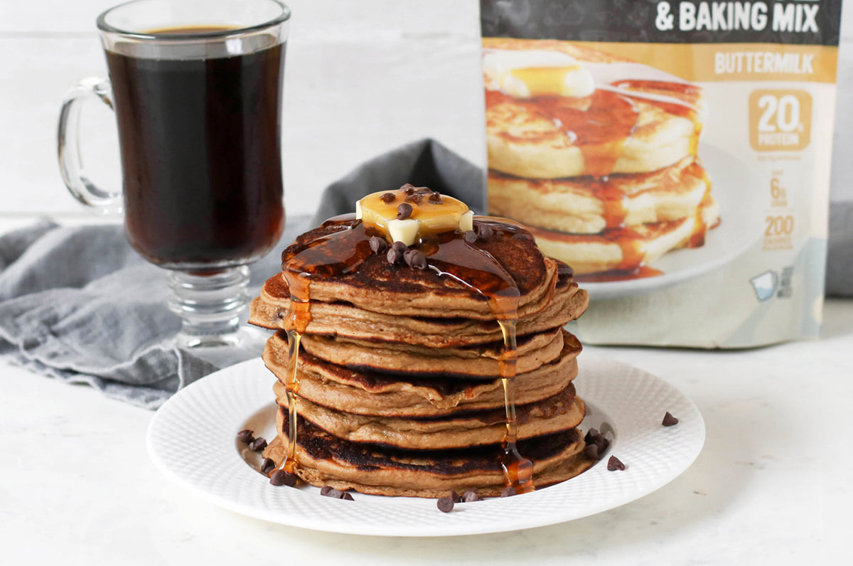 Mocha Chip Pancakes