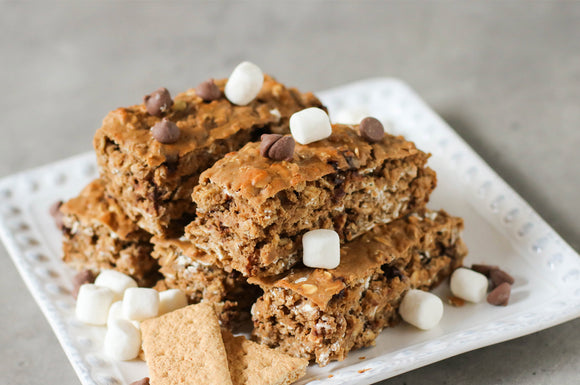 S'mores Granola Cake Bars