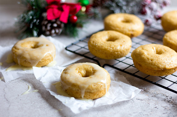 Eggnog Doughnuts