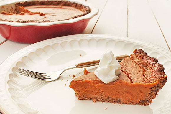 Pecan-Crust Sweet Potato Pie