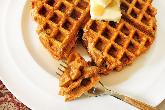 Pumpkin Spice Waffles