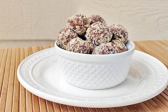 Chocolate Banana Hazelnut Truffles