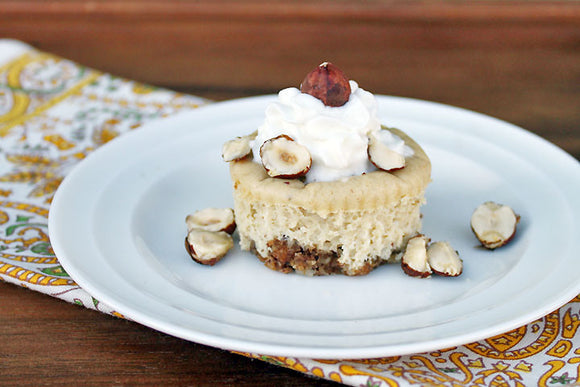 Mini Hazelnut Cheesecakes