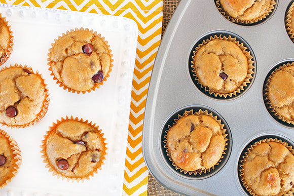Peanut Butter Banana Muffins