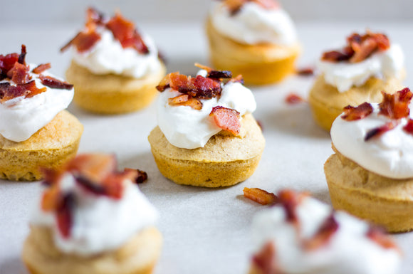 Mini Maple Bacon Pancake Bites
