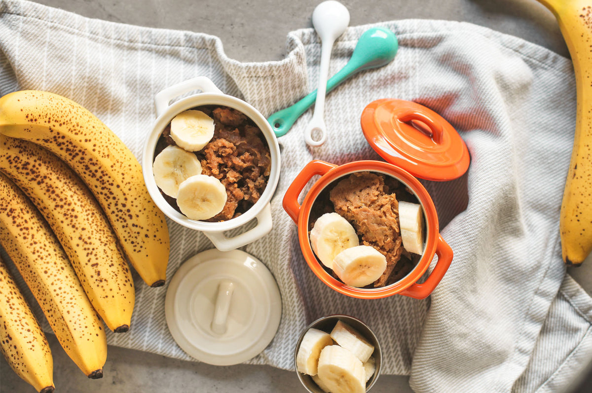 Peanut Butter Banana Mug Cake