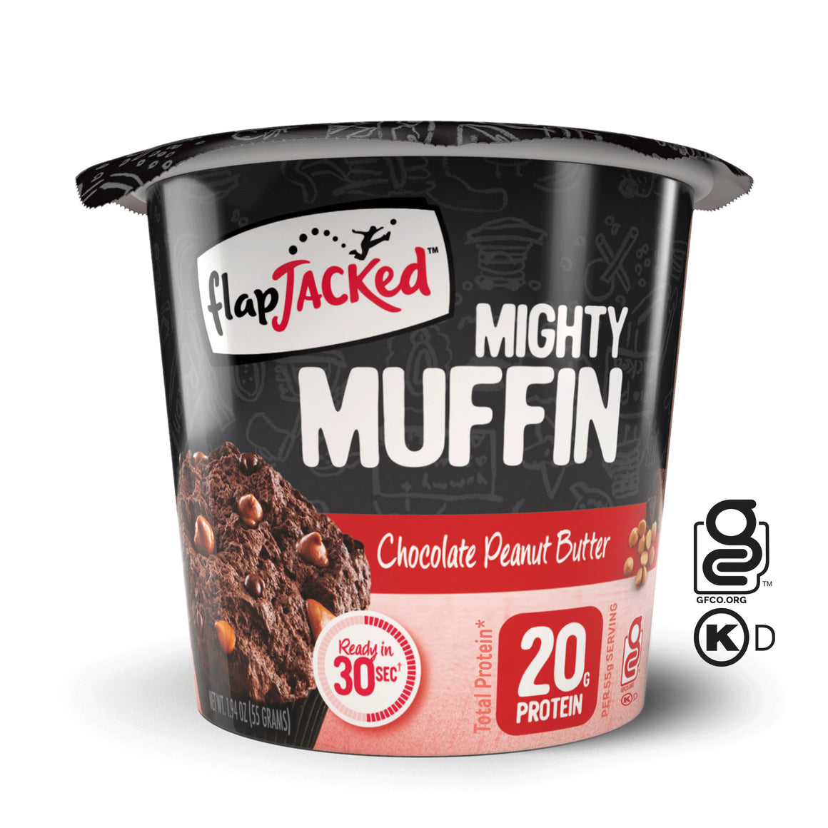 Chocolate Peanut Butter Mighty Muffin - 12 Pack