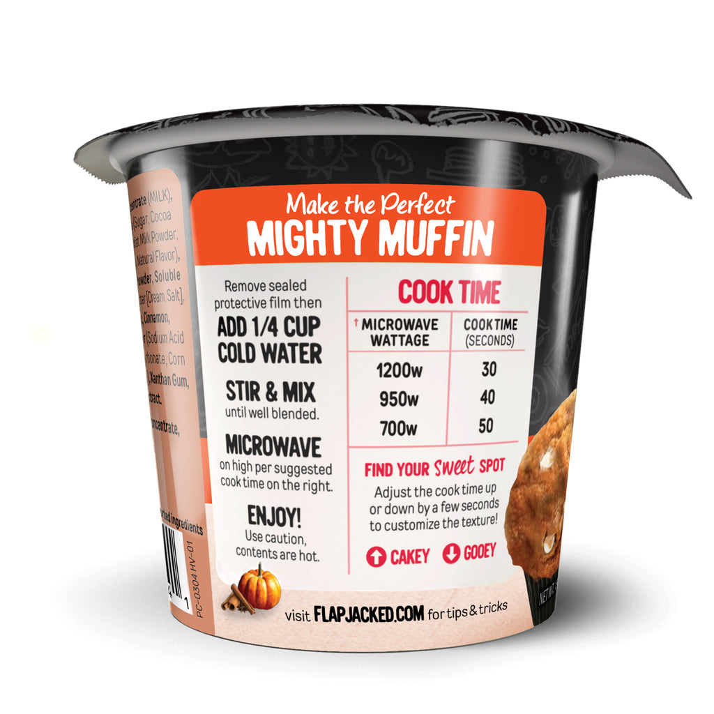 Pumpkin Cream Mighty Muffin - 12 Pack - LIMITED TIME