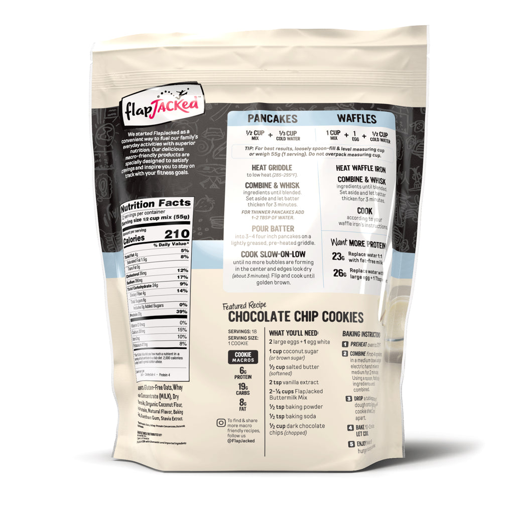 24oz - Gluten-Free Buttermilk Protein Pancake & Baking Mix