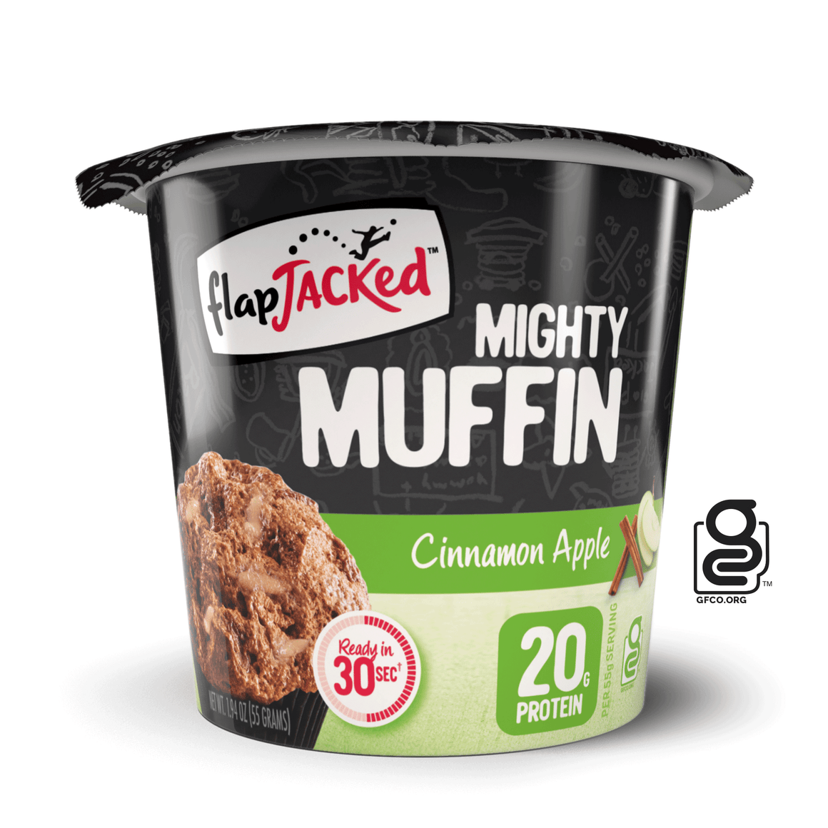 Cinnamon Apple Mighty Muffin - 12 Pack Expiration Date: 6/29/2024